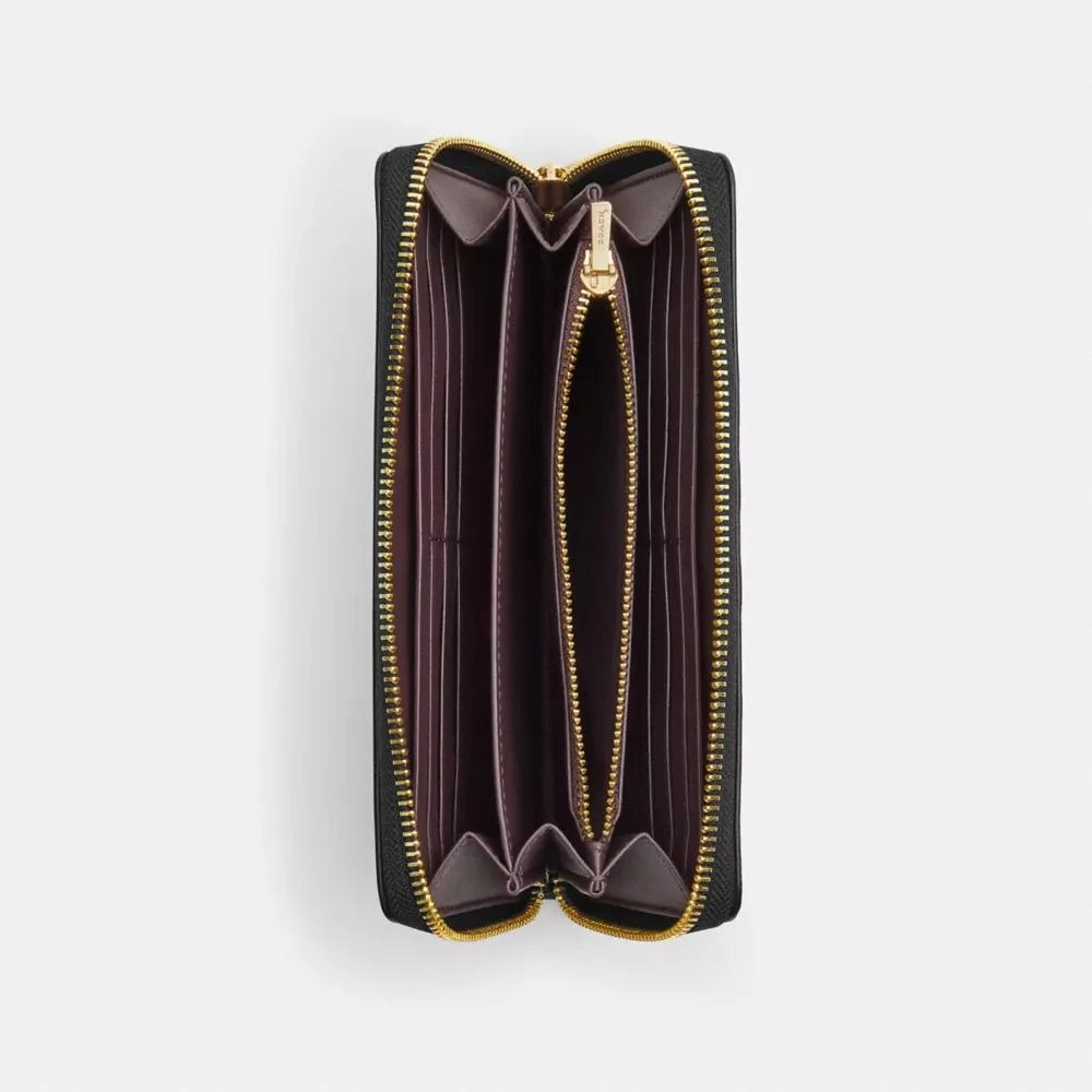 Coach Long Zip Around Wallet In Signature Leather 2