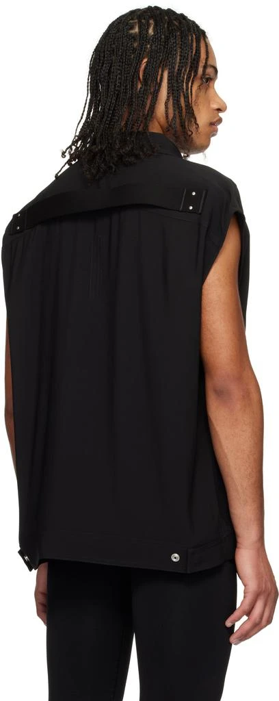 Rick Owens Black Hollywood Sleeveless Jumbo Shirt 3