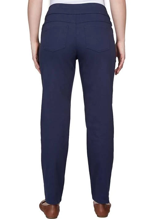 Ruby Rd Rd Womens Denim Like Twill Ankle Pants 2