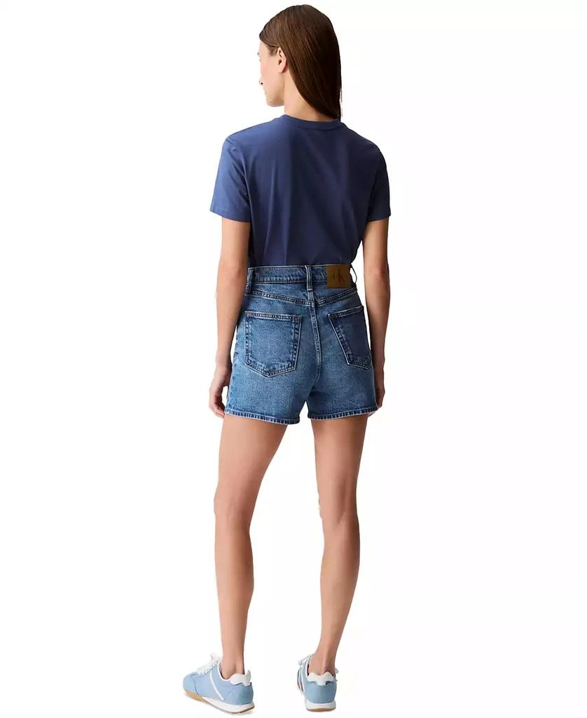 Calvin Klein Women's High-Rise Cotton Denim Shorts 5