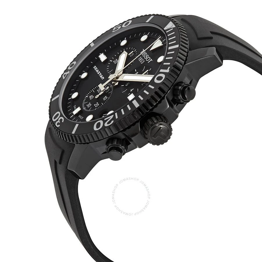 Tissot Seastar 1000 Chronograph Quartz Black Dial Men's Watch T120.417.37.051.02 2
