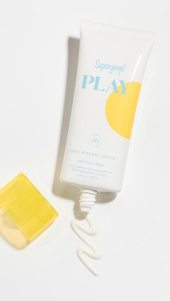 Supergoop! PLAY Mineral Body Lotion SPF30 With Green Algae