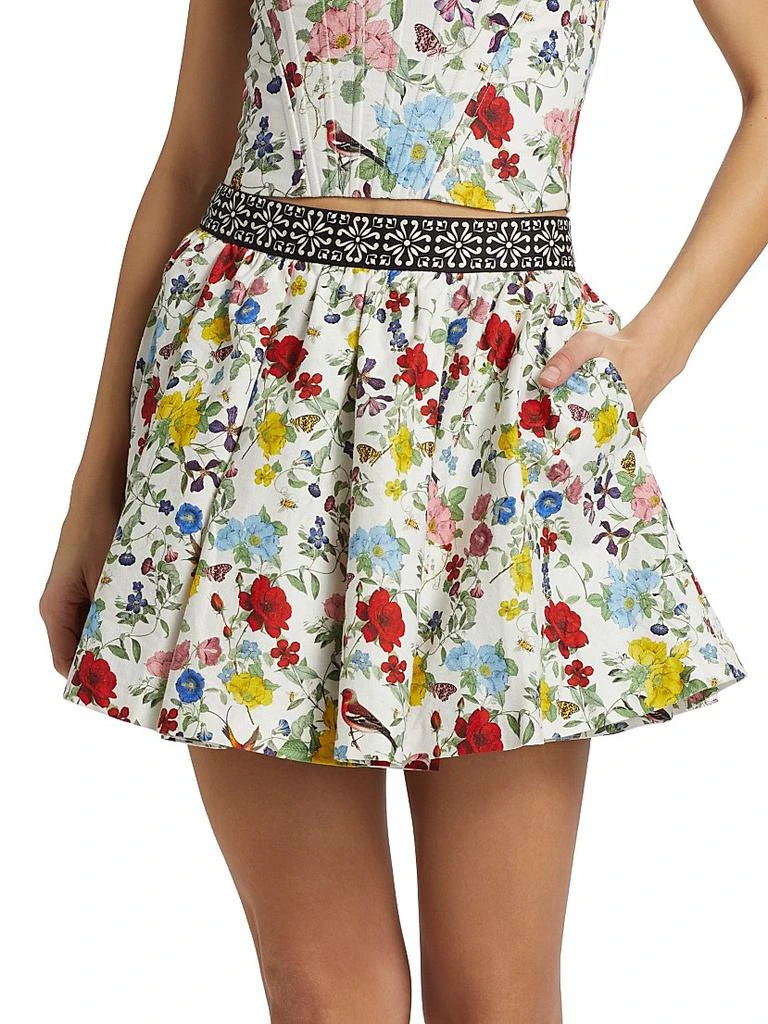 Alice + Olivia Haven Flare Miniskirt 3