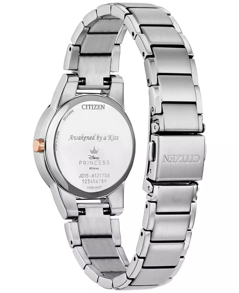 Citizen Eco-Drive Women's Disney Princess Sleeping Beauty Aurora Enchanted Stainless Steel Bracelet Watch 30mm Boxed Set 4