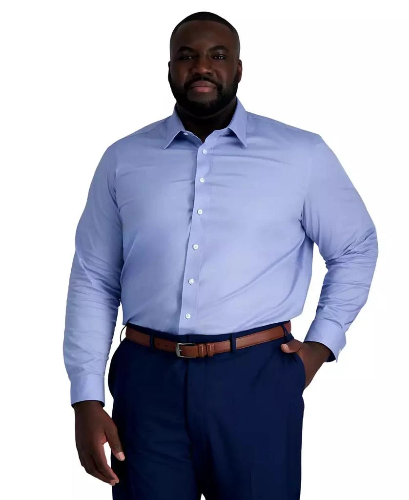 Haggar Men's Big & Tall Classic-Fit Premium Comfort Dress Shirt 5