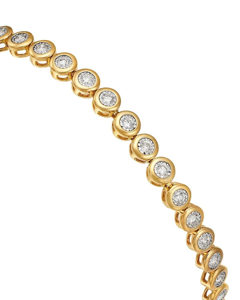 Bloomingdale
s Fine Collection Diamond Bezel Tennis Bracelet in 14K Yellow Gold, 1.05 tcw 3