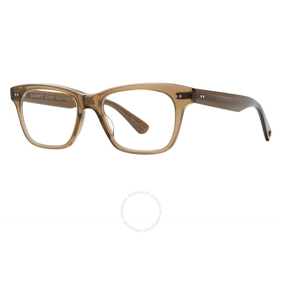 GARRETT LEIGHT BUCHANAN Demo Square Eyeglasses 1136 OLIO 49