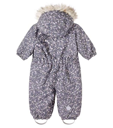 Wheat Baby Nickie floral hooded snowsuit 2