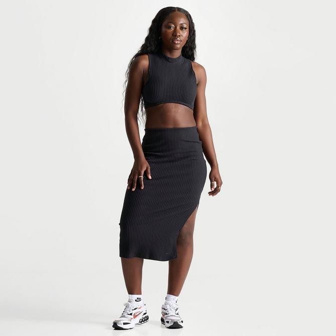 NIKE Women's Nike Sportswear Chill Knit Ribbed Midi Skirt