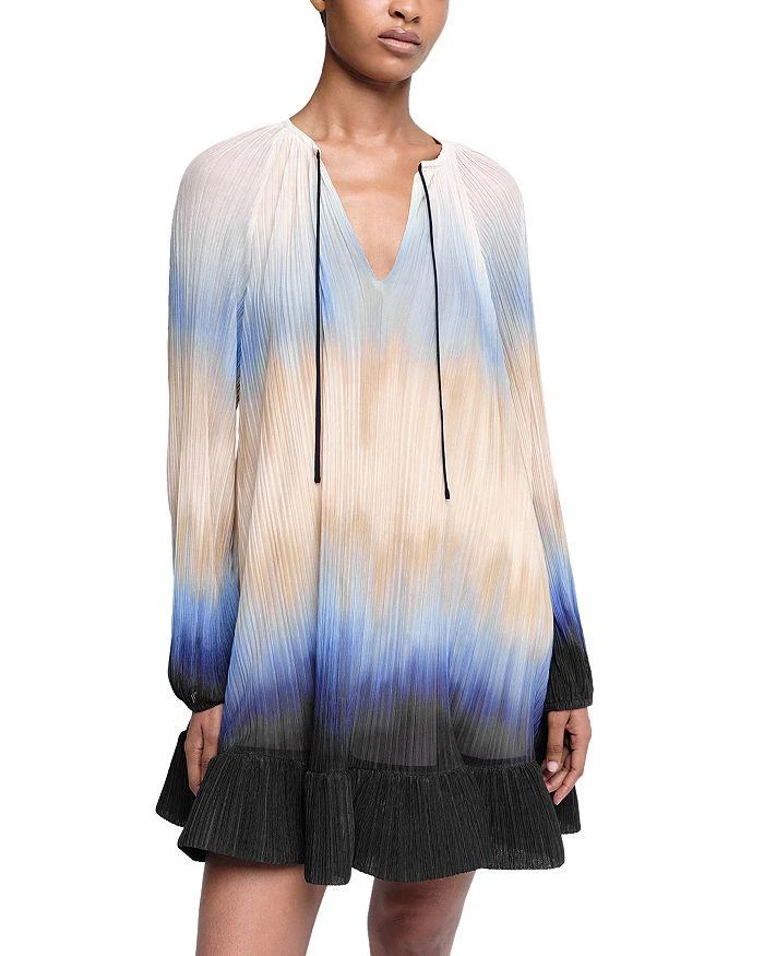 SIMKHAI Adasia Plissé Mini Dress 1