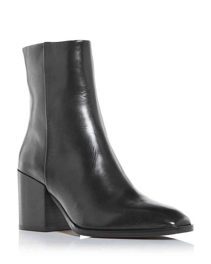 AEYDE Women
s Leandra Black Block Heel Boots 1