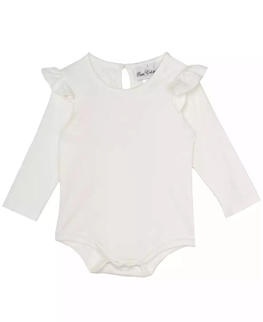 Rare Editions Baby Girl Rib Knit Body Suit with Skirt Plaid Skirt, 2-Piece Set 3