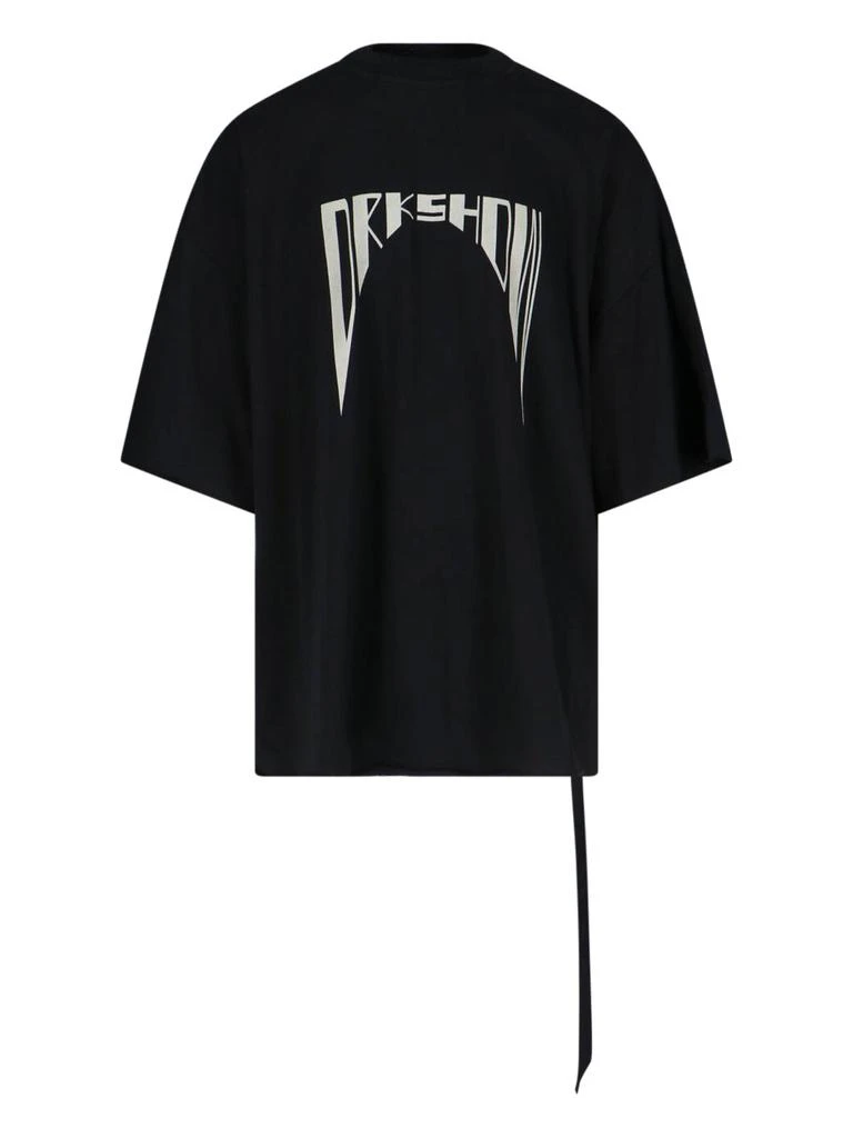 Rick Owens Rick Owens DRKSHDW Logo Printed Crewneck T-Shirt 1