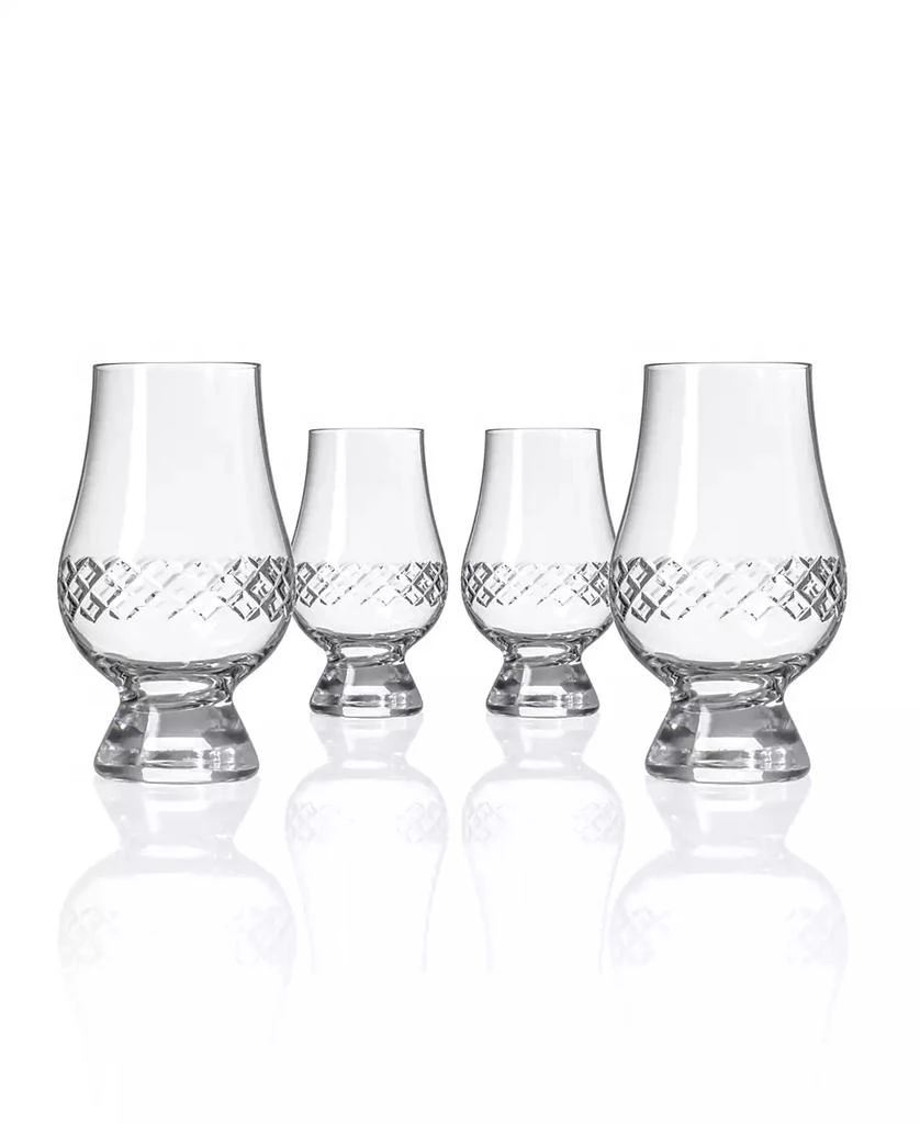 Rolf Glass Diamond Scotch Glencairn 6.75oz - Set of 4