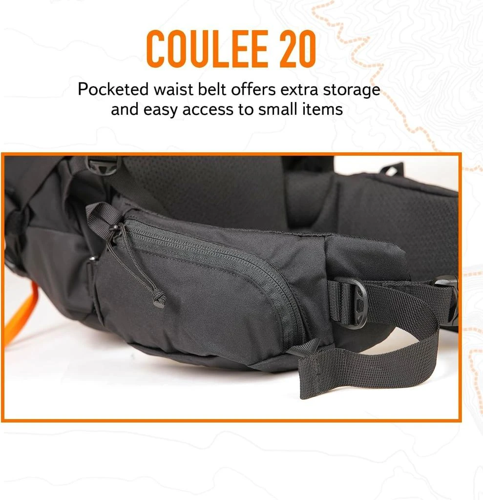 Mystery Ranch Mystery Ranch Coulee 20 Backpack – Lightweight Bag with Micro-Adjusting Trail Yoke – Noble Fir, 20L, S/M 4