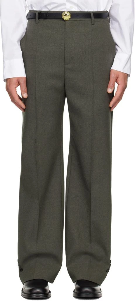 Jean Paul Gaultier Taupe 
The Button-Hole
 Trousers