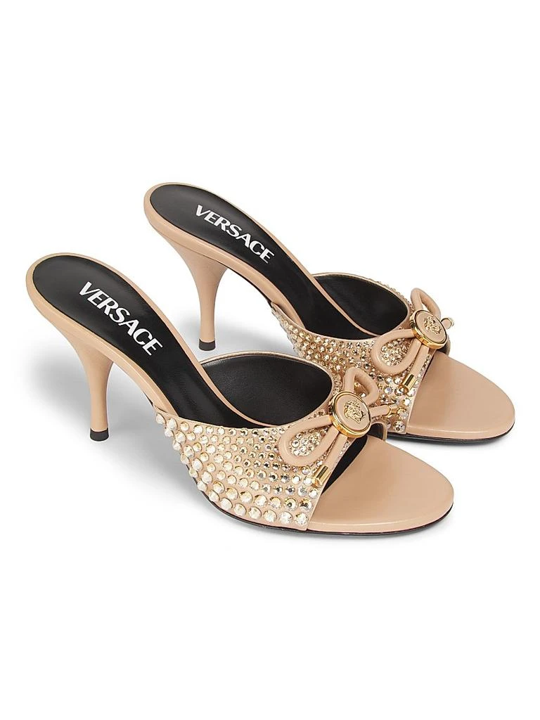 Versace 85MM Medusa Charm Leather Mules 2