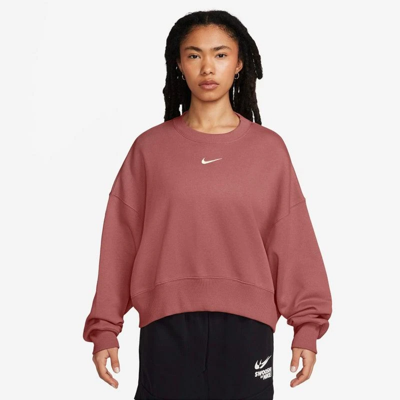 NIKE Nike NSW Style Fleece Crew OOS - Women's 1