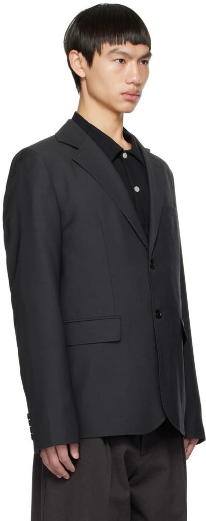 mfpen Black Tropical Wool Blazer 2
