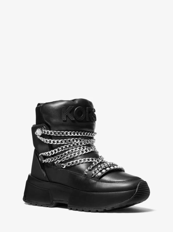 Michael Kors Cassia Leather Boot 1
