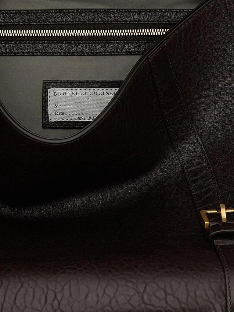 Brunello Cucinelli Brunello Cucinelli Foldover Top Briefcase 4