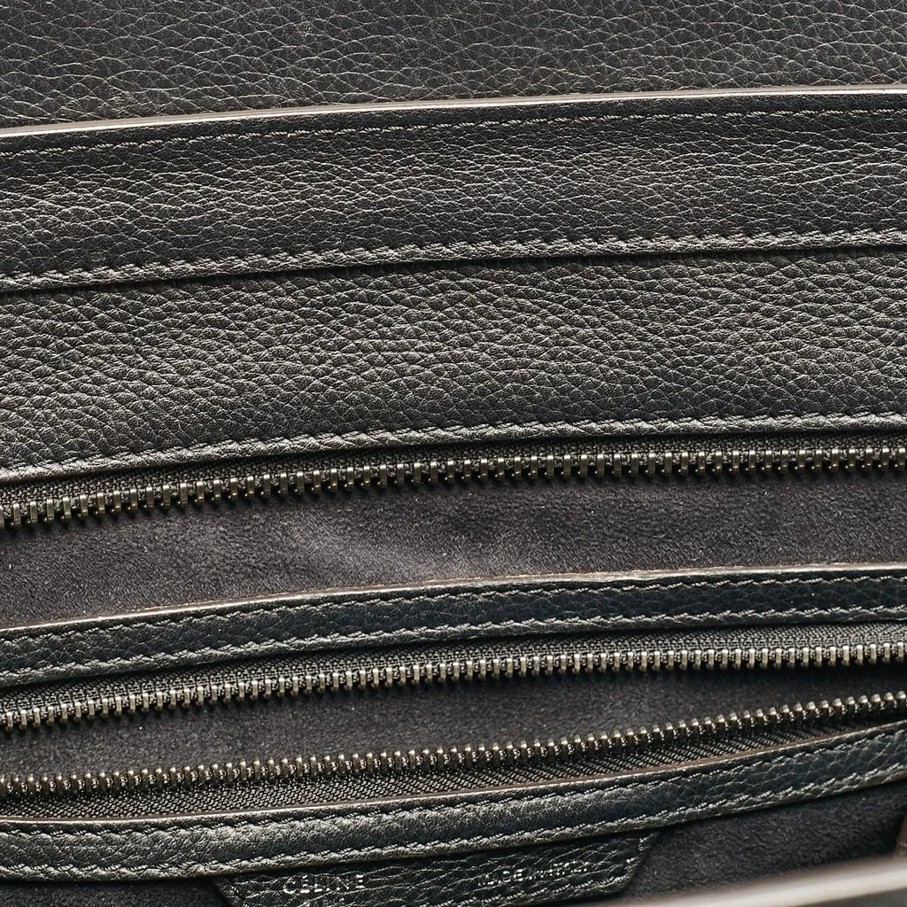 Celine Celine Black Leather Mini Luggage Tote 11
