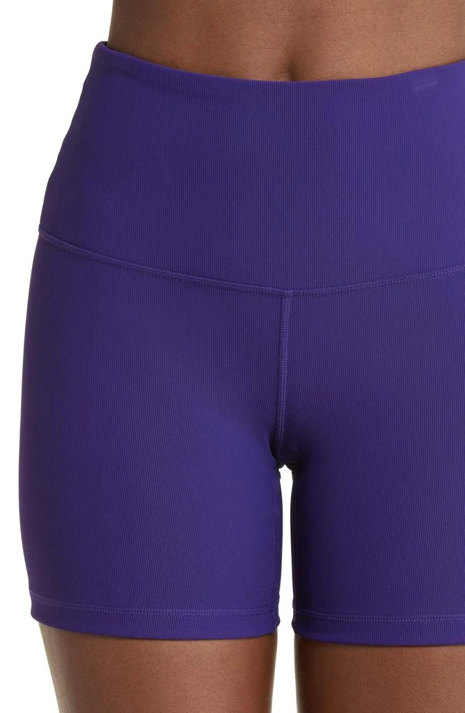 Zella Luxe Rib High Waist Bike Shorts 5