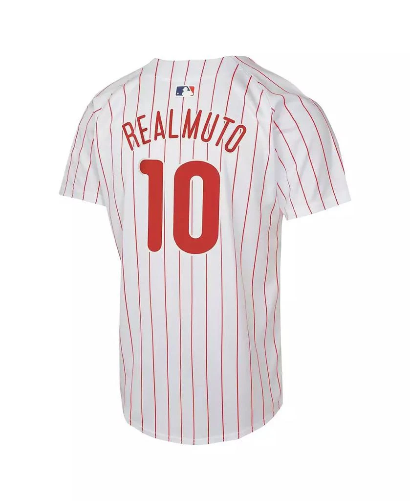 NIKE Big Boys and Girls J.T. Realmuto White Philadelphia Phillies Home Game Player Jersey 2