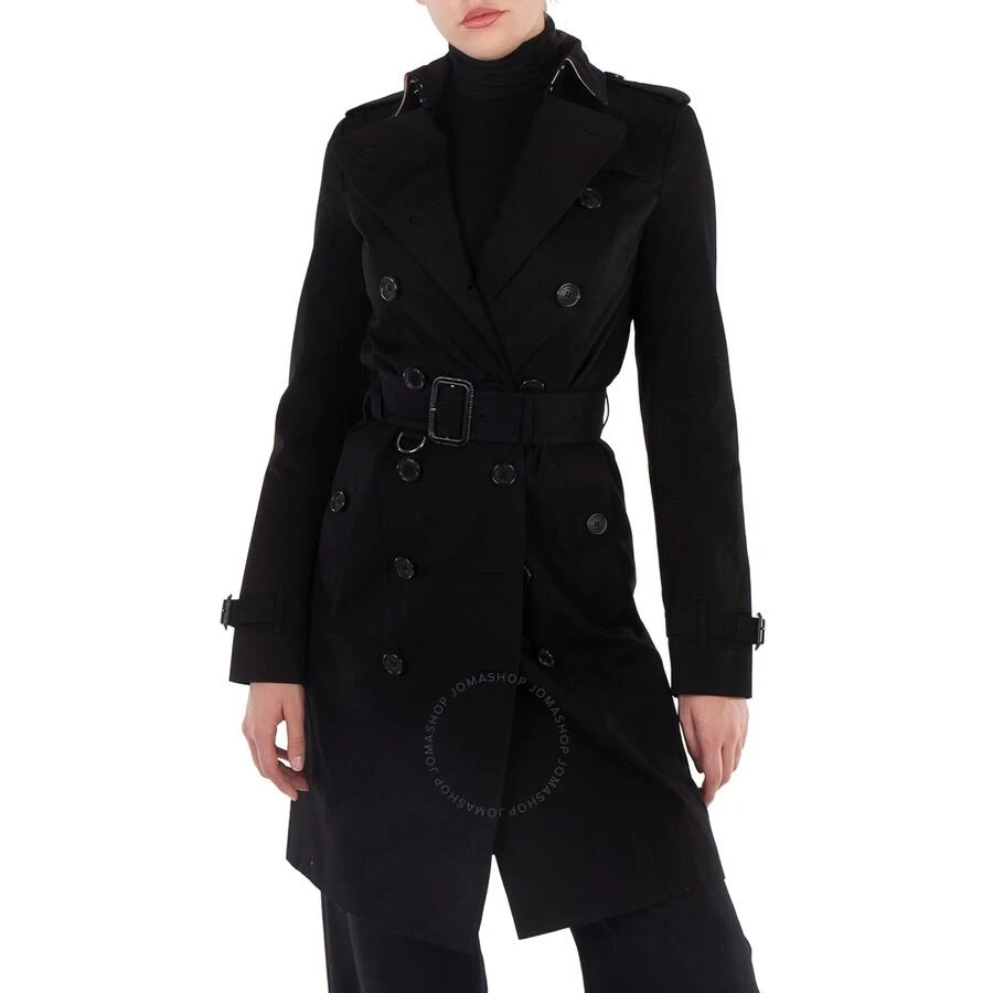 Burberry Black Sandringham Long Double-breasted Trench Coat 1