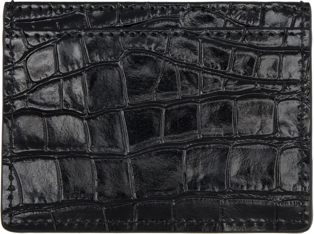 Vivienne Westwood Black Flat Card Holder 2