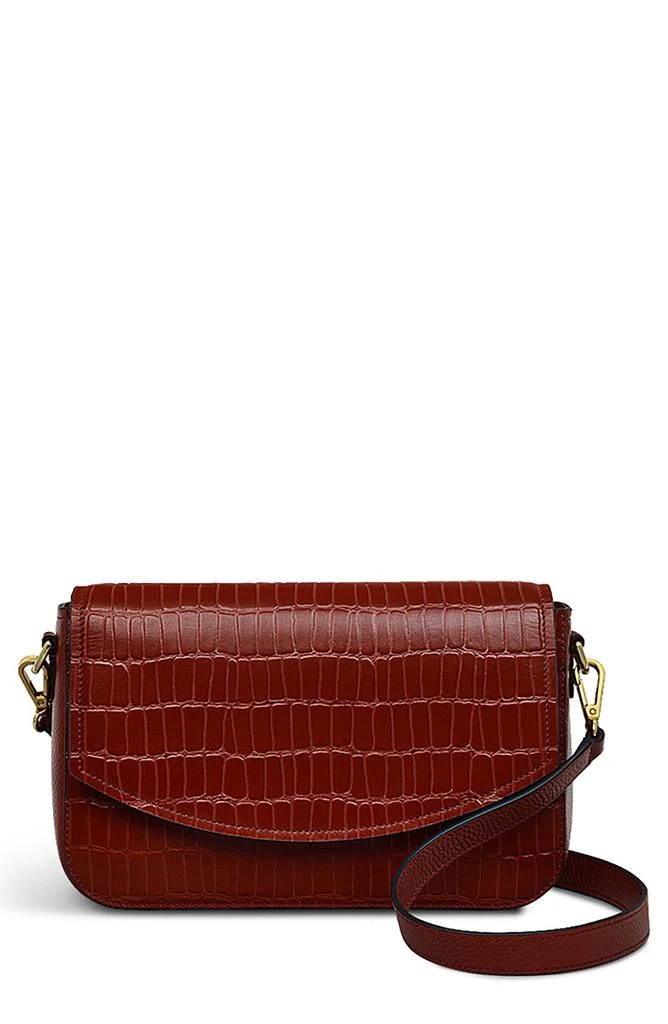 Radley River Road Croc Embossed Leather Crossbody Bag 1