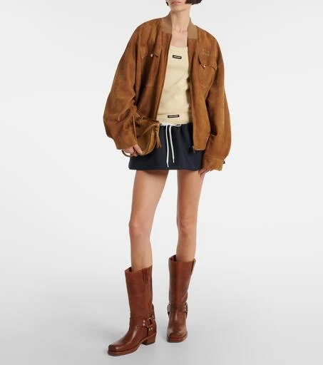 Paris Texas Roxy 45 leather biker boots 2