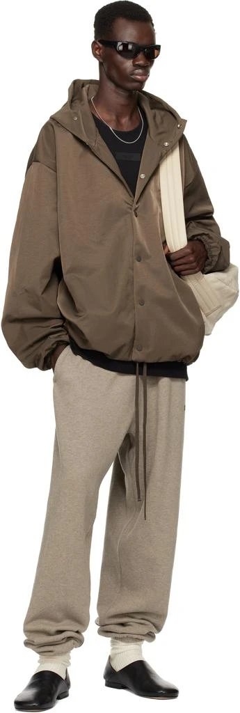 Essentials Gray Fleece Essential Sweatpants 5