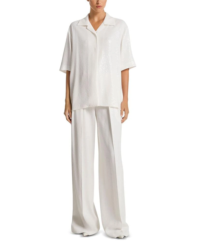 Michael Kors Sequin Button Up Shirt 2