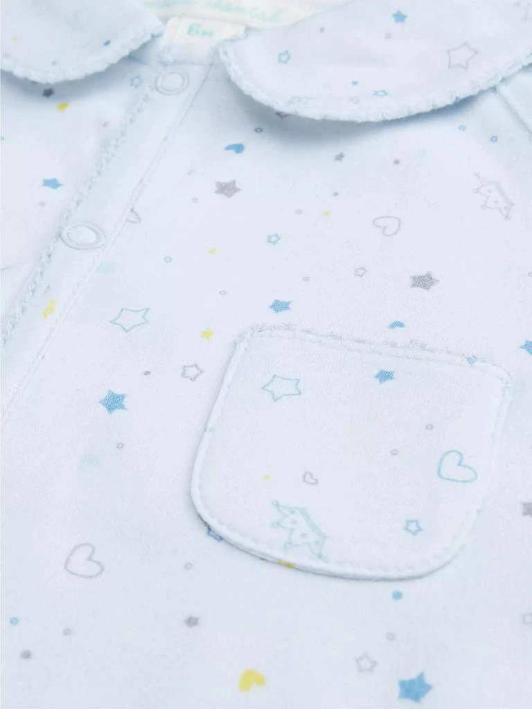 Marie Chantal Baby Girl's Star &amp; Crown Footie 3