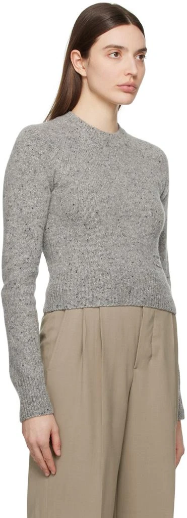 AMI Paris Gray Raglan Sweater 4