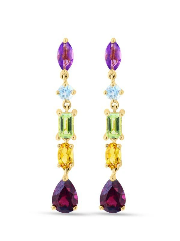 Effy 14K Yellow Gold
Multi Stone Earrings 2