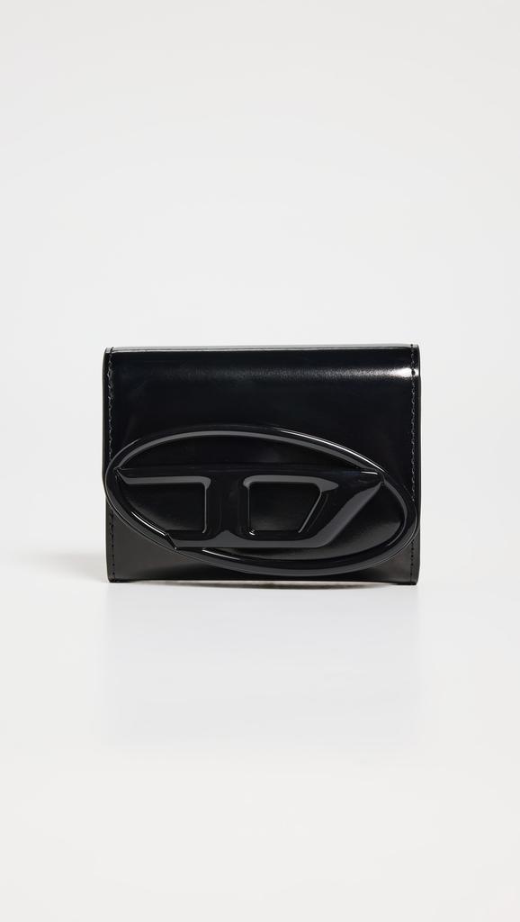 DIESEL 1dr Card Holder I ブラック Women's Card holder in leather | Black | Diesel