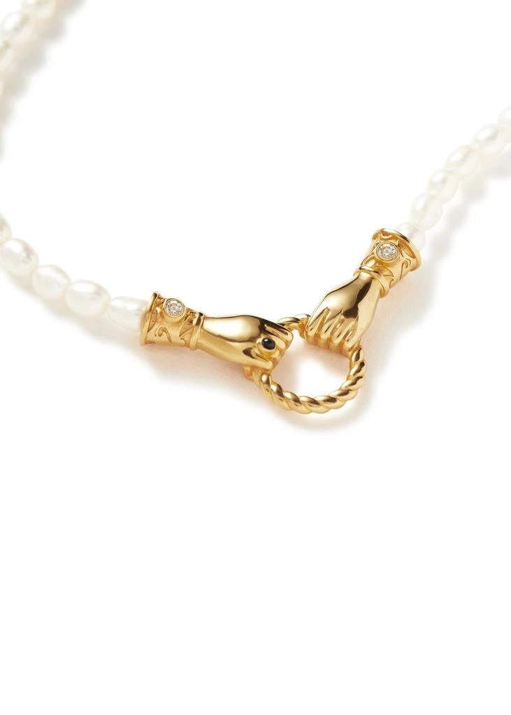 Missoma X Harris Reed In Good Hands pearl necklace 7