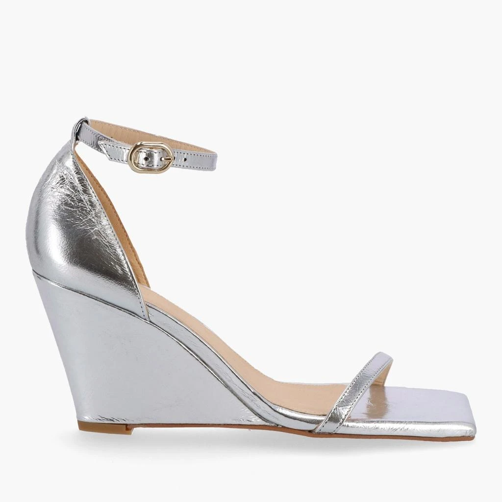 ALOHAS ALOHAS Women's Gate Shimmer Leather Wedged Sandals 1