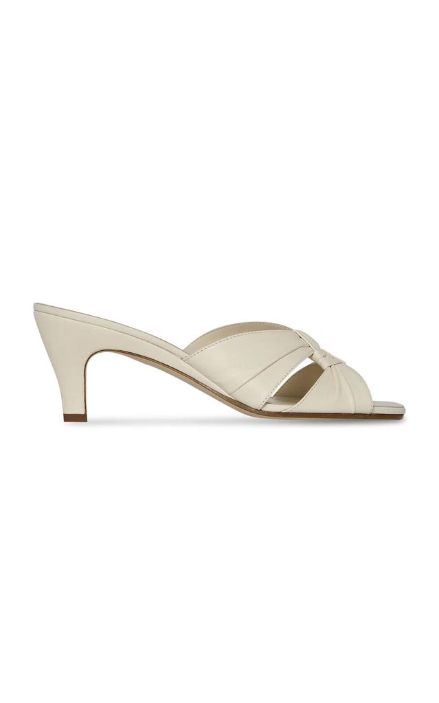 The Row The Row - Knotted Leather Mules - White - IT 41 - Moda Operandi 1
