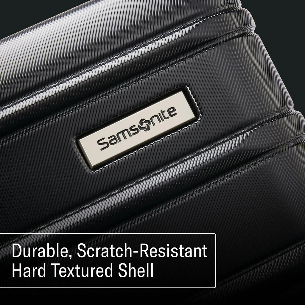 Samsonite Samsonite Omni 2 24-Inch Medium Checked Hardside Luggage with 360° Spinner Wheels - Scratch Resistant Hardshell - TSA Lock - Expandable Polycarbonate Shell for Lightweight Travel - Midnight Black 7