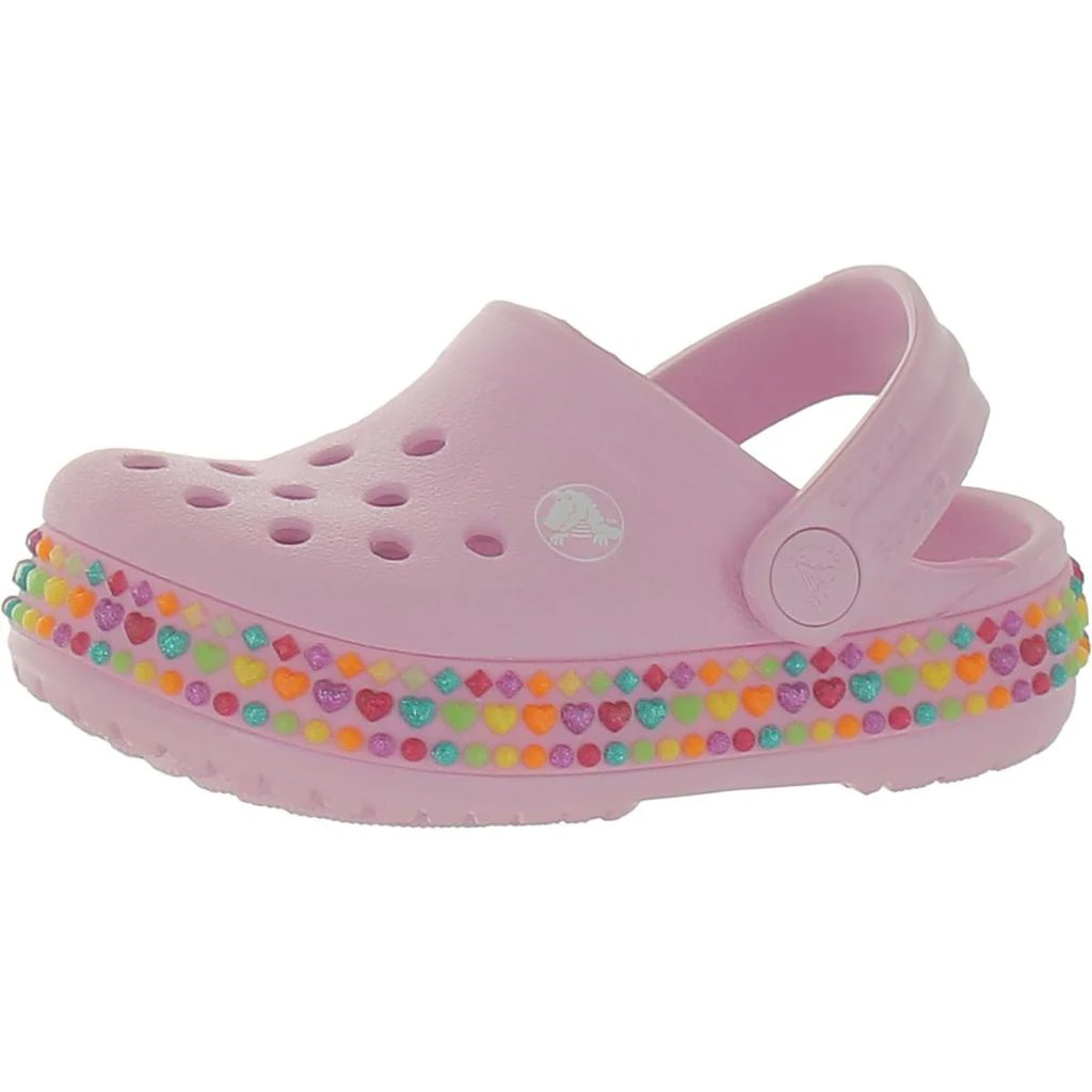 Crocs Crocs Girls CROCBAND GEM BAND Toddler Slip On Sport Sandals 1