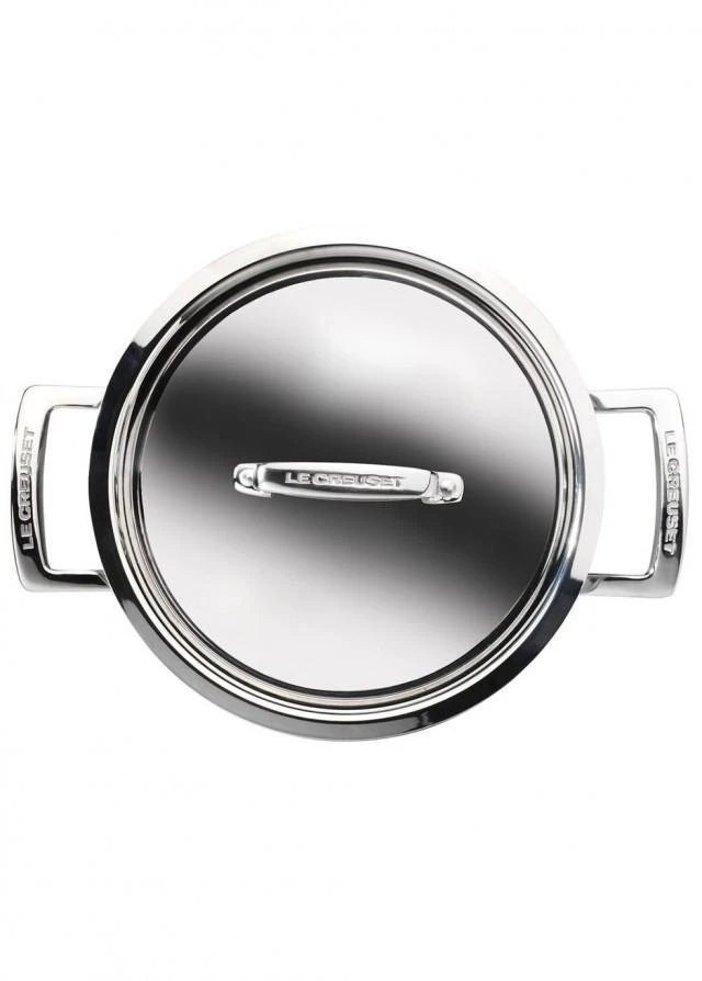 Le Creuset 3-ply stainless steel deep casserole 24cm 3