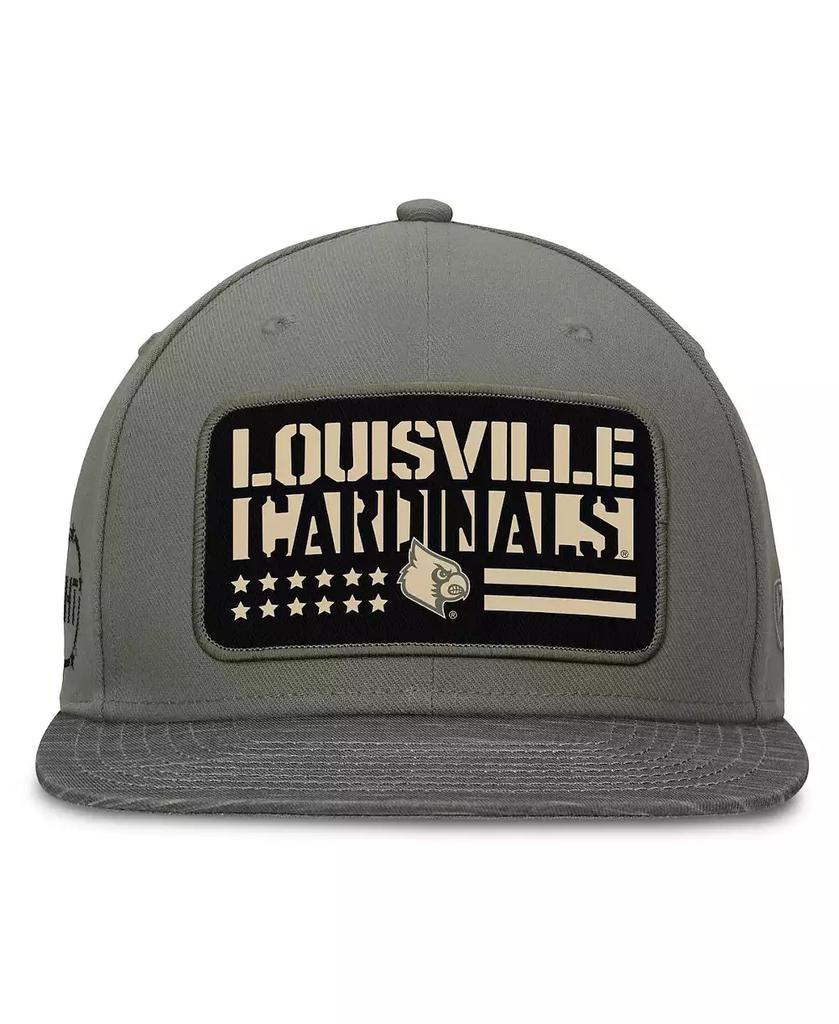 Top of the World Men's Green Louisville Cardinals OHT Rebel Snapback Hat