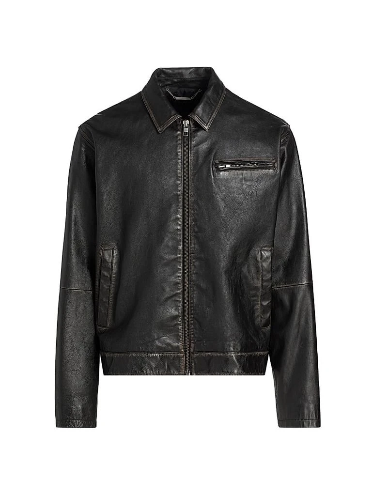 Ksubi Eldorado Collared Leather Jacket 1