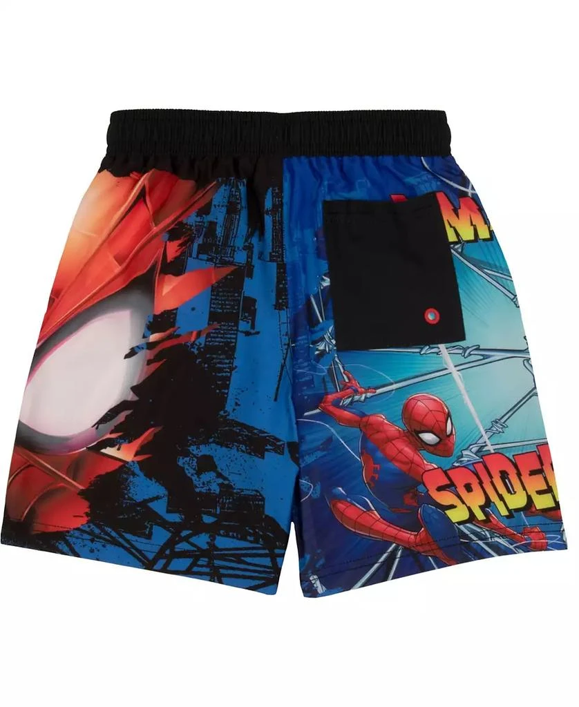 Spider-Man Little Boys Marvel Superhero Graphic Print Board Shorts Swimwear 3