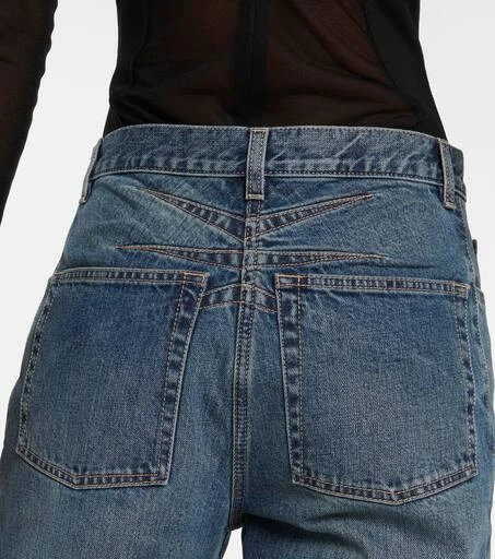 Alaïa Lover low-rise straight jeans 6