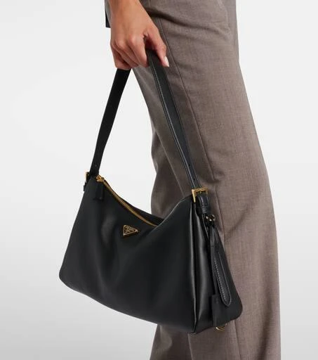 Prada Prada Aimée Large leather shoulder bag 7