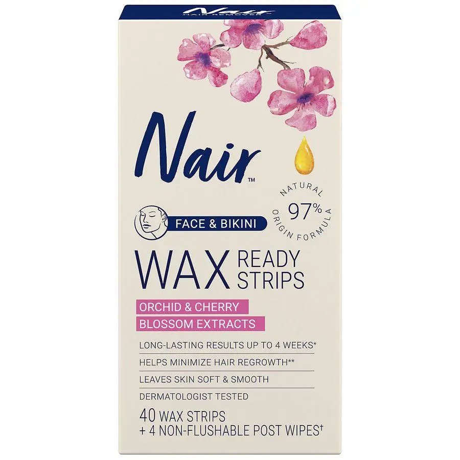 Nair Wax Ready-Strips Face